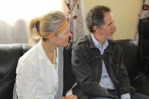 Gov. Alex was most interested in JC work and their traditional brain surgery practices in the county. 