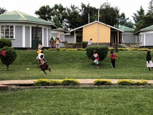 Plenty of playing room for children 3-18 years old. 