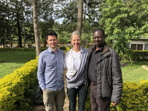 The amazing COO, Jim Caya and Chairman Robert, ELI in Kenya as we get started.